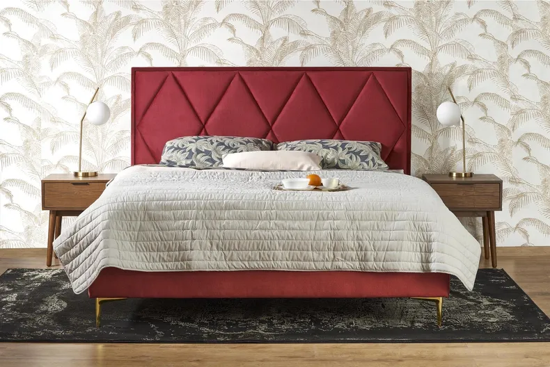 Узголів'я ліжка HALMAR MODULO W2 160 см бежевого кольору. Моноліт 09 фото №10