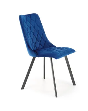 Кухонний стілець HALMAR K450 темно-синій (1шт=4шт) фото