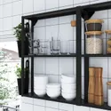 IKEA ENHET ЕНХЕТ, кухня, антрацит / білий, 163x63.5x222 см 693.373.49 фото thumb №11