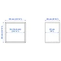 IKEA EKET ЭКЕТ, шкаф, коричневый орех, 35x25x35 см 305.305.74 фото thumb №3