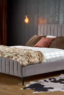 Кровать двуспальная HALMAR FRANCESCA 160x200 см светло-серый фото thumb №4