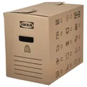 IKEA DUNDERGUBBE ДУНДЕРГУББЕ, коробка для переїзду, коричневий, 50x31x40 см 104.770.49 фото thumb №6