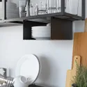 IKEA ENHET ЭНХЕТ, кухня, антрацит / белый, 203x63.5x222 см 493.373.12 фото thumb №9