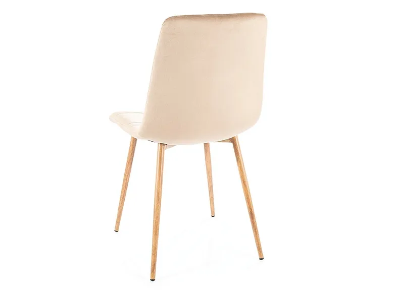 Кухонный стул SIGNAL MILA Velvet, Bluvel 48 - коричневый фото №16