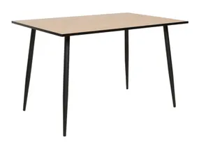 Стол обеденный BRW Saldes, 120х80 см, дикий дуб/черный DAB_DZIKI фото