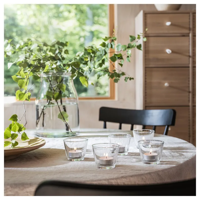 IKEA ADLAD АДЛАД, свеча греющая ароматическая, Скандинавские породы дерева / белый, 3,5 часа. 405.021.70 фото №3