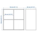 IKEA EKET ЕКЕТ, шафа, 4 відділення, коричневий/горіховий, 70x35x70 см 105.745.83 фото thumb №3