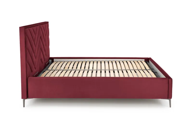 Узголів'я ліжка HALMAR MODULO W1 160 см бордового кольору. Моноліт 59 фото №7