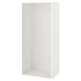 IKEA PLATSA ПЛАТСА, каркас, білий, 80x55x180 см 703.309.45 фото