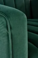 Крісло м'яке HALMAR VARIO темно-зелене фото thumb №5