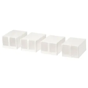 IKEA SKUBB СКУББ, коробка для взуття, білий, 22x34x16 см 901.863.91 фото