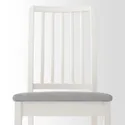 IKEA EKEDALEN ЕКЕДАЛЕН / EKEDALEN ЕКЕДАЛЕН, стіл+4 стільці, білий / світло-бірюзовий Хакебо, 120/180 см 894.294.18 фото thumb №3