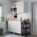 IKEA ENHET ЕНХЕТ, кухня, білий, 123x63.5x222 см 493.371.71 фото thumb №2