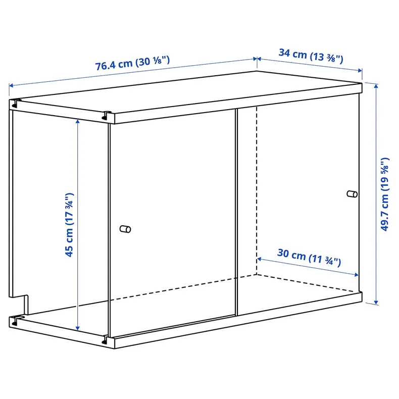 IKEA LÅDMAKARE, шафа з розсувними дверима, імітувати. дуб 605.847.25 фото №4