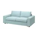 IKEA VIMLE ВИМЛЕ, 2-местный диван-кровать, с широкими подлокотниками / Саксемара светло-голубой 595.372.02 фото thumb №2