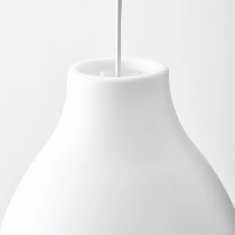 IKEA MELODI МЕЛОДІ, підвісний світильник, білий, 28 см 603.865.27 фото №5