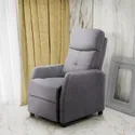 Кресло реклайнер мягкое раскладное HALMAR FELIPE 2, серый фото thumb №2