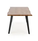 Кухонний стіл розкладний HALMAR DICKSON 120-180x80 см, стільниця - натуральний дуб, ніжки - чорні фото thumb №11