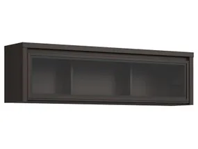 BRW Подвесной шкаф Kaspian 144 см с дверцами цвета венге, венге SFW1W/140-WE/WE фото