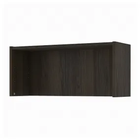 IKEA BILLY БИЛЛИ, верхняя полка, темно-коричневая имитация дуб, 80x28x35 см 104.928.32 фото