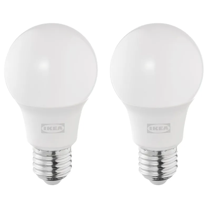 IKEA SOLHETTA СОЛЬХЕТТА, LED лампа E27 806 лм, круглий молочний, 4000 Кельвін 305.099.78 фото №1