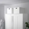 IKEA TJENA ТЬЕНА, коробка с крышкой, белый, 35x50x30 см 903.743.49 фото thumb №4