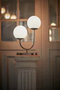 IKEA SIMRISHAMN СИМРИСХАМН, лампа настольная, хром / опаловое белое стекло, 42 см 004.376.76 фото thumb №8