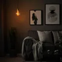 IKEA JÄLLBY ЄЛЛЬБЮ / MOLNART МОЛЬНАРТ, підвісний світильник із лампою, латунний / еліпсовий різнокольоровий 294.913.71 фото thumb №3