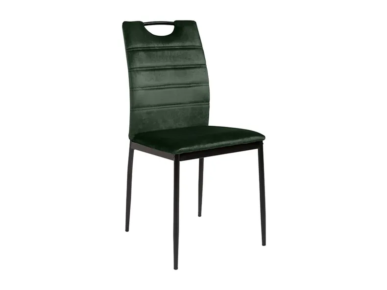 BRW Кресло с велюровой обивкой Bex с ручкой темно-зеленое, темно-зеленый/черный DUBLIN_DARK_GREEN_19 фото №1