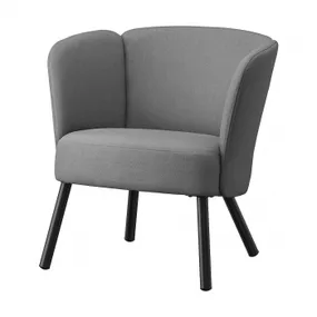 IKEA HERRÅKRA ХЕРРОКРА, крісло, ВІССЛЕ сірий 405.447.16 фото