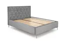 Узголів'я ліжка HALMAR MODULO W5 160 см сірого кольору. Моноліт 85 фото thumb №2