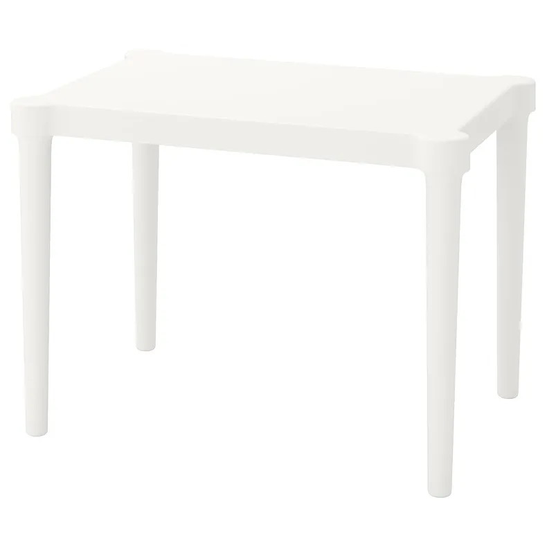 IKEA UTTER УТТЕР, дитячий стіл, для приміщення / вулиці / білий 603.577.37 фото №1