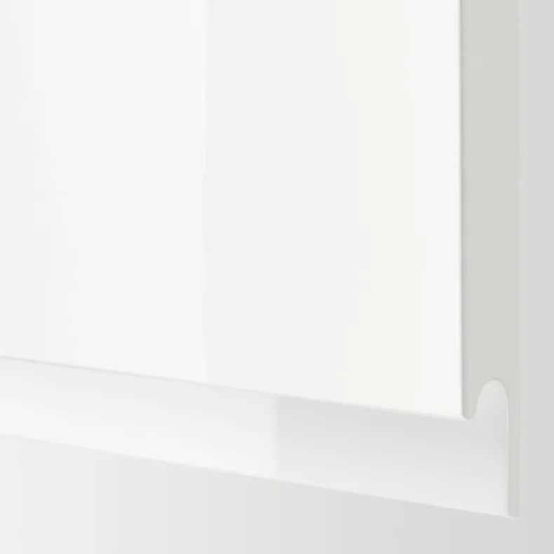 IKEA METOD МЕТОД / MAXIMERA МАКСИМЕРА, напольный шкаф с ящиком / дверцей, белый / Воксторп глянцевый / белый, 40x60 см 094.594.66 фото №2