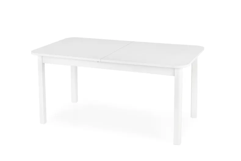 Кухонний стіл розкладний HALMAR FLORIAN 160-228x90 см, стільниця - білий, ніжки - білі фото №2