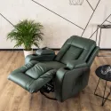 Масажне крісло MEBEL ELITE BOX, екошкіра: зелений фото thumb №4