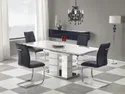 Обідній стіл розкладний HALMAR LORD 160-200x90 см, білий фото thumb №1