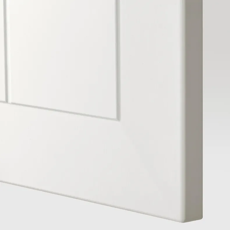 IKEA METOD МЕТОД, высокий шкаф с выдвижным модулем, белый / Стенсунд белый, 60x60x200 см 794.720.30 фото №3