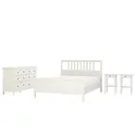 IKEA HEMNES ХЕМНЕС, меблі д / спальні, компл із 4 предм, біла морилка, 140x200 см 294.879.82 фото thumb №1