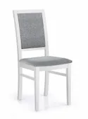 Кухонний стілець HALMAR SYLWEK1 білий/сірий фото thumb №1
