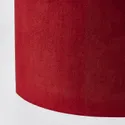 IKEA MOLNSKIKT МОЛНСКІКТ, абажур, темно-червоний оксамит, 33 см 305.752.04 фото thumb №4
