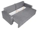 BRW Тримісний диван-ліжко Angie з ящиком для зберігання велюровий сірий, Fancy 90 Grey SO3-ANGIE-LX_3DL-G2_B8517B фото thumb №5