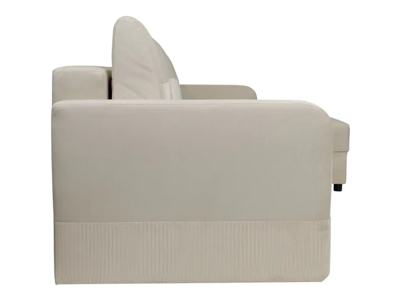 BRW Двосторонній кутовий диван Ritmo розкладний з велюровим бежевим ящиком для зберігання, Маніла 02 Бежевий / Онтаріо 2 NA-RITMO-LX_2DL.URC-G2_BB880E фото №3