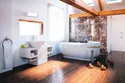 BRW Настінний світлодіодний світильник для ванної кімнати Siderno сріблясто-сталевий 072244 фото thumb №2