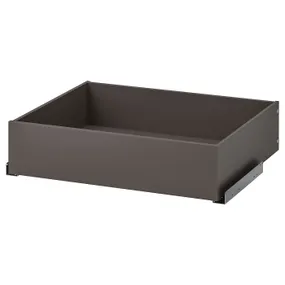 IKEA KOMPLEMENT КОМПЛИМЕНТ, ящик, тёмно-серый, 75x58 см 605.091.99 фото