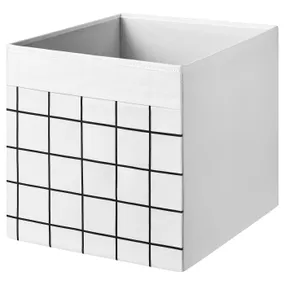 IKEA DRÖNA ДРЕНА, коробка, білий/сітка, 33x38x33 см 305.778.06 фото
