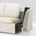 IKEA BACKSÄLEN БАККСЕЛЕН, 1,5-місне крісло, БЛЕКІНГЕ білий 093.931.97 фото thumb №7
