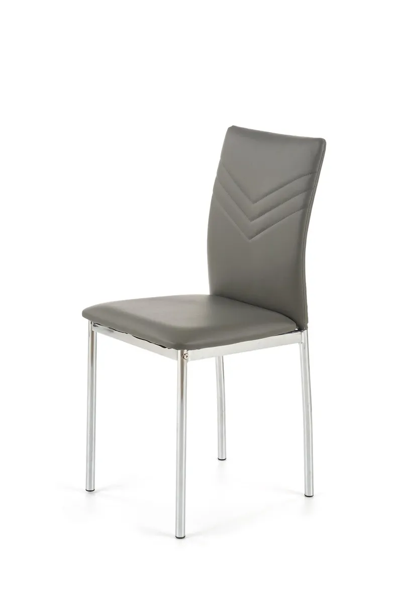 Кухонний стілець HALMAR K137 сірий, хром фото №3
