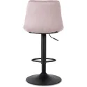 Барний стілець оксамитовий MEBEL ELITE ARCOS 2 Velvet, рожевий фото thumb №10