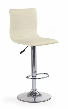 Барный стул HALMAR H21 хром, кремовый фото
