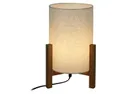 BRW Дерев'яна настільна лампа Ones 32 см біла 093398 фото thumb №2